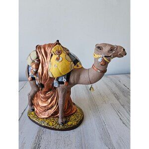 Vintage accents unlimited camel chalkware nativity statue large figurine